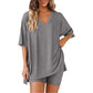 2026 Women's Summer Casual Loose Two-Piece Casual Suit