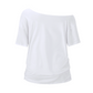 ✨2026 Hot Sale⌛Women's Casual Off-Shoulder T-Shirt