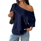 ✨2026 Hot Sale⌛Women's Casual Off-Shoulder T-Shirt