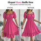 🌞HOT SALE 49% OFF👗 Summer Casual Ruffle Hem Midi Dress