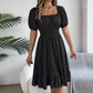 🌞HOT SALE 49% OFF👗 Summer Casual Ruffle Hem Midi Dress