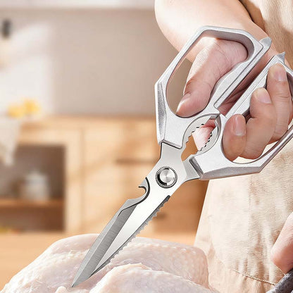 📣🎊Completely Upgraded🔥 56% Off! Multifunctional Kitchen Scissors – Ultra-Sharp Stainless Steel, Ideal for Meat, Herbs & Nuts ✂️🦴