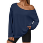 🔥Mother's Day Pre-sale🎁Women's Off-Shoulder Long Sleeve Casual Top