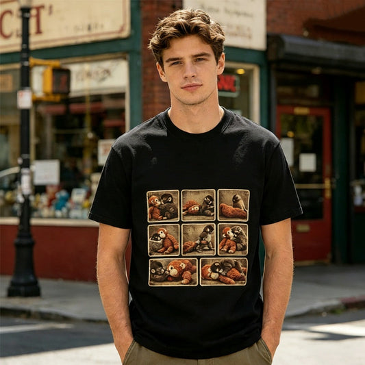 🌞Spring Awakening: 49% Off!🐵"Punch" Monkey Graphic Oversized T-Shirt