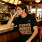🌞Spring Awakening: 49% Off!🐵"Punch" Monkey Graphic Oversized T-Shirt