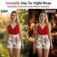 🌴🍹 V-Neck & High-Waist Shorts Set – Tropical Print – 2-Piece Vacation Outfit 💃