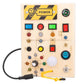 💡🎛️ Wooden LED Busy Board – Interactive Switch & Light Activity Toy for Kids