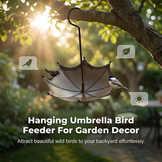 ✨ Buy 2 get 1 free | ☂️2-IN-1 Umbrella Bird Feeder & Bath 🐦  | Birds Can’t Resist!