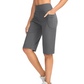 👖✨ High-waisted yoga shorts – tummy control, deep pockets, all-day comfort.