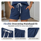 👚HOT SALE 49% OFF🩳Women’s Casual Ribbed Short Sleeve & Shorts Set