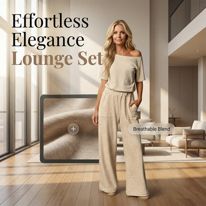 🌸Hot sales in spring 49% - Women's Off-Shoulder Two-Piece Lounge Set 🕊️