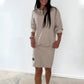 👗 Women's Casual Crewneck Sweatshirt Dress – Cozy Fleece, Loose Fit, Perfect for Daily Wear 🌸✨