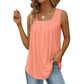 🔥Last Day Special Price £11.99!!🔥2025 Women's Square Neck Sleeveless Vest T-Shirt