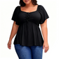 🌞Summer pre-sale 49% ✨Women's Plus Sweetheart Neck Top