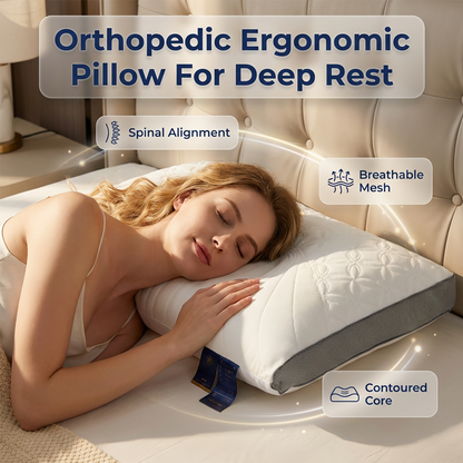 Ergonomic Latex Pillow for Neck Support