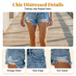 Vintage Distressed Denim Shorts