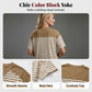 Women's Striped V-Neck Short Sleeve T-Shirt