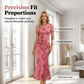 Women's Floral Mesh Midi Dress