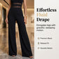 📢📢49% OFF !! ⏰One-Shoulder Mesh Panel Wide-Leg Jumpsuit