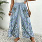 👖 49% OFF NOW! 🌷Summer Cool Dea🎉Women's Printed Wide-Leg Drawstring Trousers