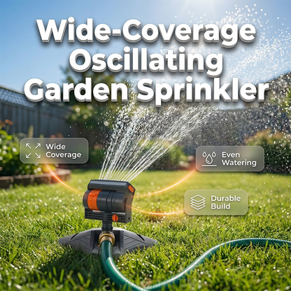 💧 49% OFF NOW! 🌿 Wide-Coverage Rotating Garden Sprinkler – Adjustable Spray & Long Reach – Stable Base & Debris Filter – Effortless Lawn Care 🏡