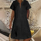 📢📢49% OFF !! ⏰Women's Short Sleeve V-Neck Denim Dress
