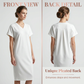 Women's Casual V-Neck Short Sleeve T-Shirt Dress