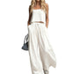 🌸 50% OFF NOW! 🌸Women's Crop Top & Wide-Leg Pants 2-Piece Set