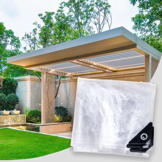 🛡️🌧️Heavy Duty Weatherproof Clear Tarps 14 Mil