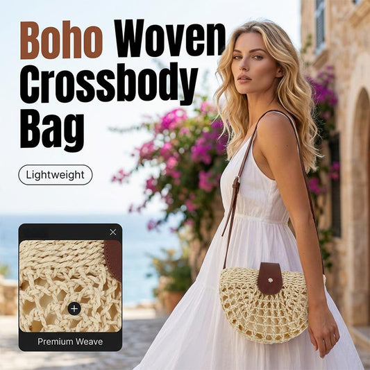 🔥49% OFF 🚀 2026 HOT SALE!!🥳 Woven Crossbody Bag for Women!!