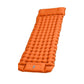 🛏️⛺ Lightweight portable air mattress | Built-in foot pump, 10cm thick, comfortable for travel and camping ✅
