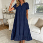 💥LAST DAY SALE 49%OFF💥Women's Eyelet Lace A-Line Dress with Pockets 👗 – Cotton Blend, Machine Washable, Solid Colours, Sizes S-2XL