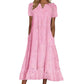 💥LAST DAY SALE 49%OFF💥Women's Eyelet Lace A-Line Dress with Pockets 👗 – Cotton Blend, Machine Washable, Solid Colours, Sizes S-2XL