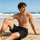 Men's Quick-Dry Athletic Shorts with Zipper Pockets