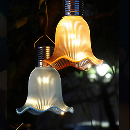 Solar-Powered Ballet Skirt Hanging Light