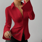🎁New arrival 49% OFF💥Women’s Structured Waist Button-Down Shirt