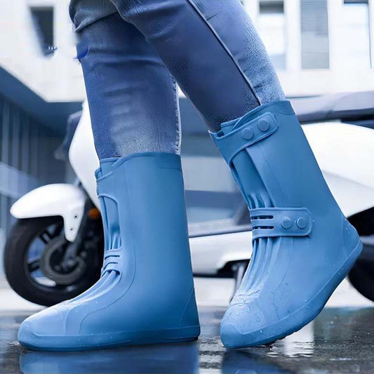 Reusable, waterproof, non-slip high-top shoe covers
