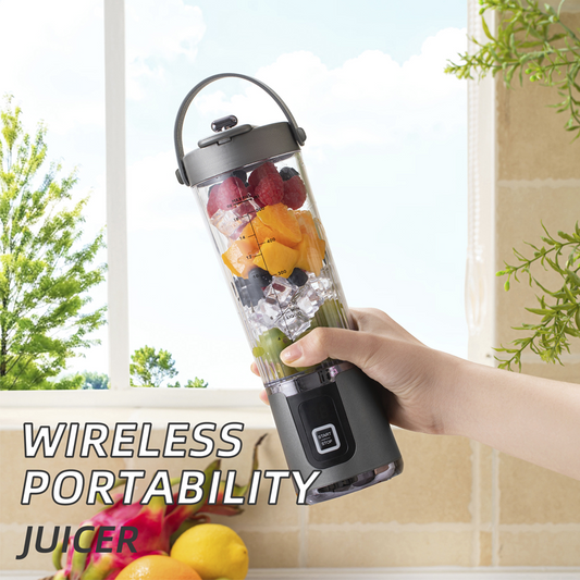 🍹🔋 Portable USB blender – wireless, 10-blade, crushes ice & fruits instantly!