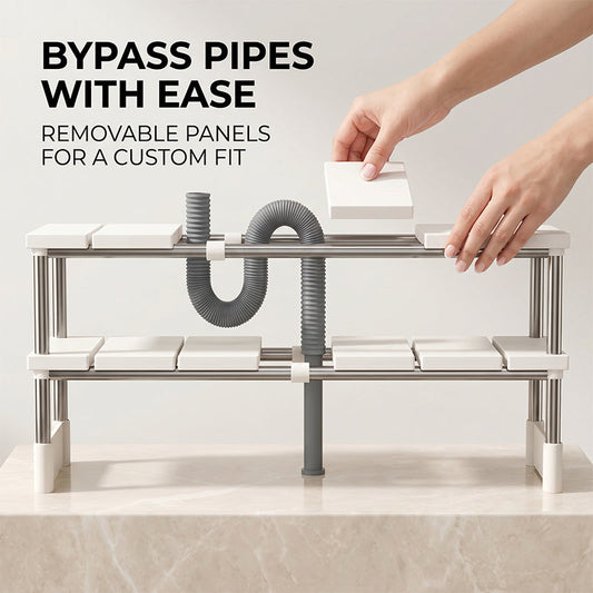 ⏰50% Off for a Limited Time⏰ Expandable Under Sink Shelf