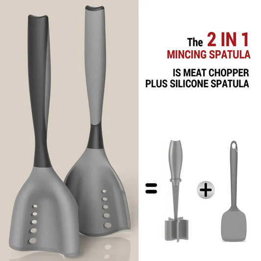 Multifunctional Silicone Scoop with Drainage Holes