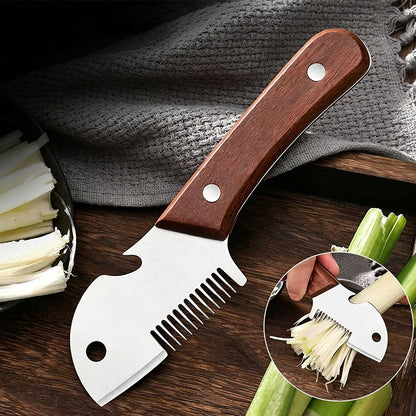 Multi-Functional Green Onion Slicer & Shredding Knife