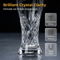 Elegant Engraved Glass Beer Mug Crystal Craft Beer Cup