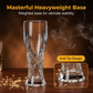 Elegant Engraved Glass Beer Mug Crystal Craft Beer Cup