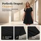 Women's Summer Casual Dress with Tuck Detail
