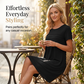 Women's Summer Casual Dress with Tuck Detail