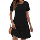 Women's Summer Casual Dress with Tuck Detail