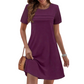Women's Summer Casual Dress with Tuck Detail