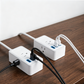 Dual Split Extension Power Strip