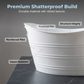 Large Plastic Ice Bucket Stackable Drink Tub