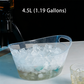 Large Plastic Ice Bucket Stackable Drink Tub